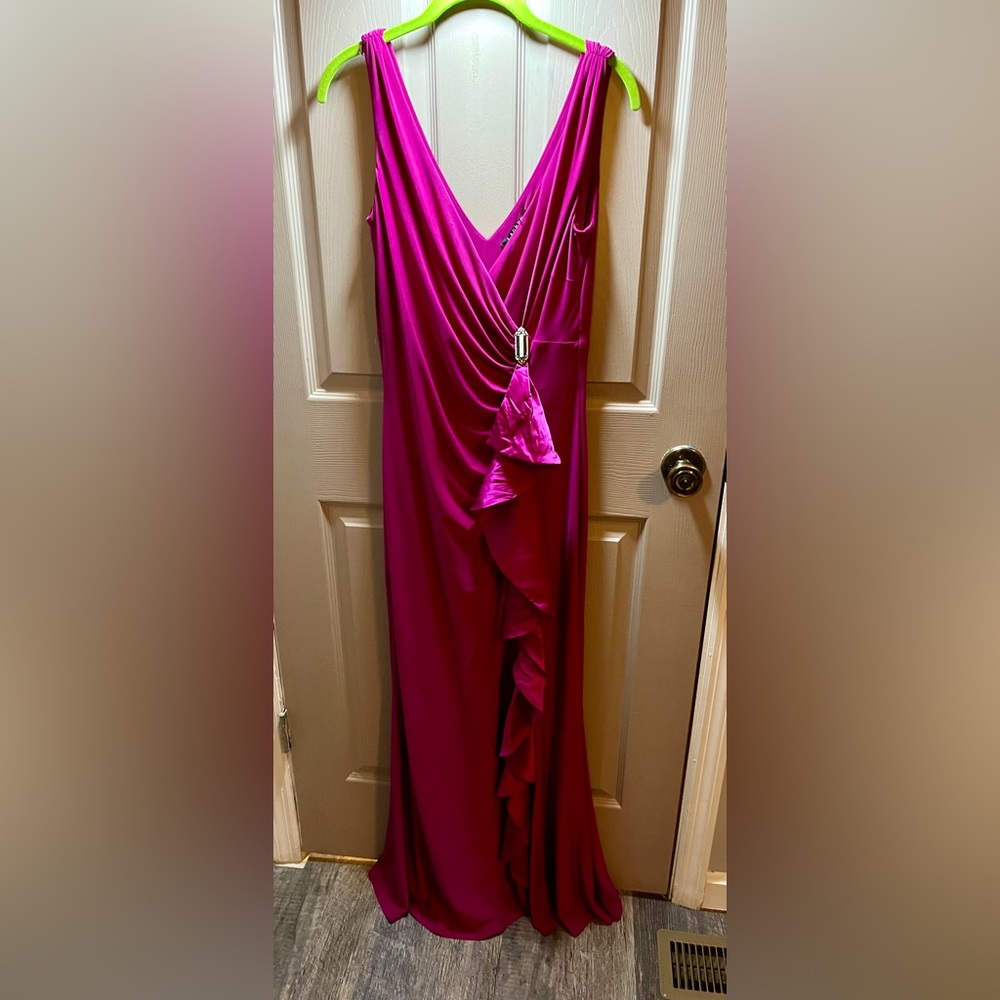 Elegant Pink Evening Gown